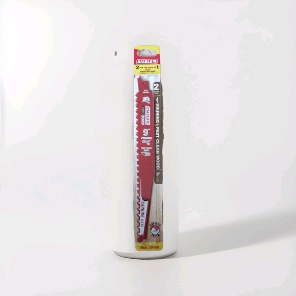 NEW!! DIABLO RECIPROCATING BLADE, PRUNING, CARBIDE-TIPPED, 9-IN., 2-PK. - Picture 1 of 5